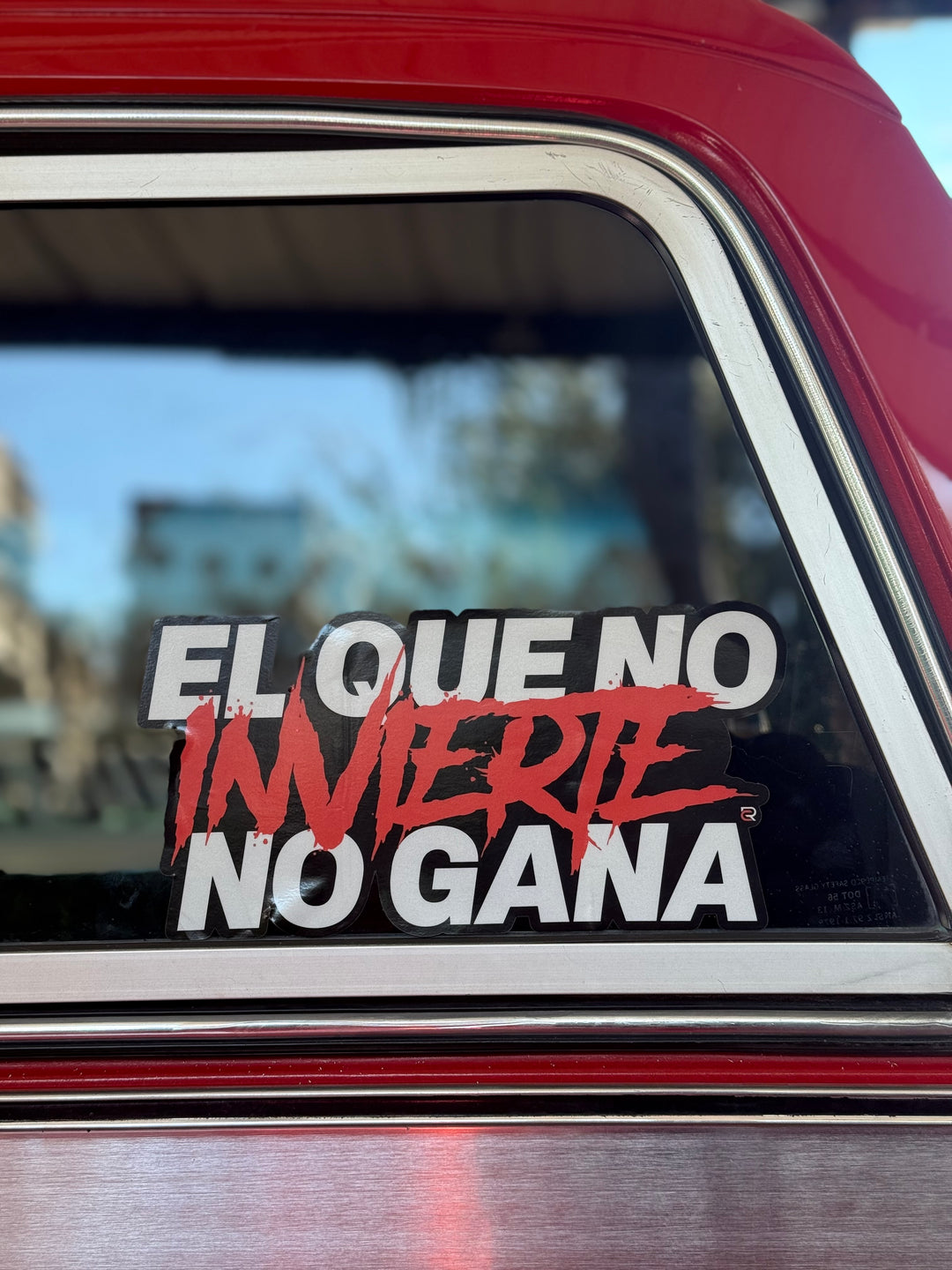 EQNING reflective decal ( mid size)