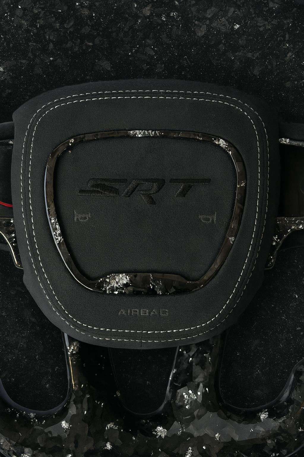 Custom SRT Steering Wheel | Black Forged Carbon