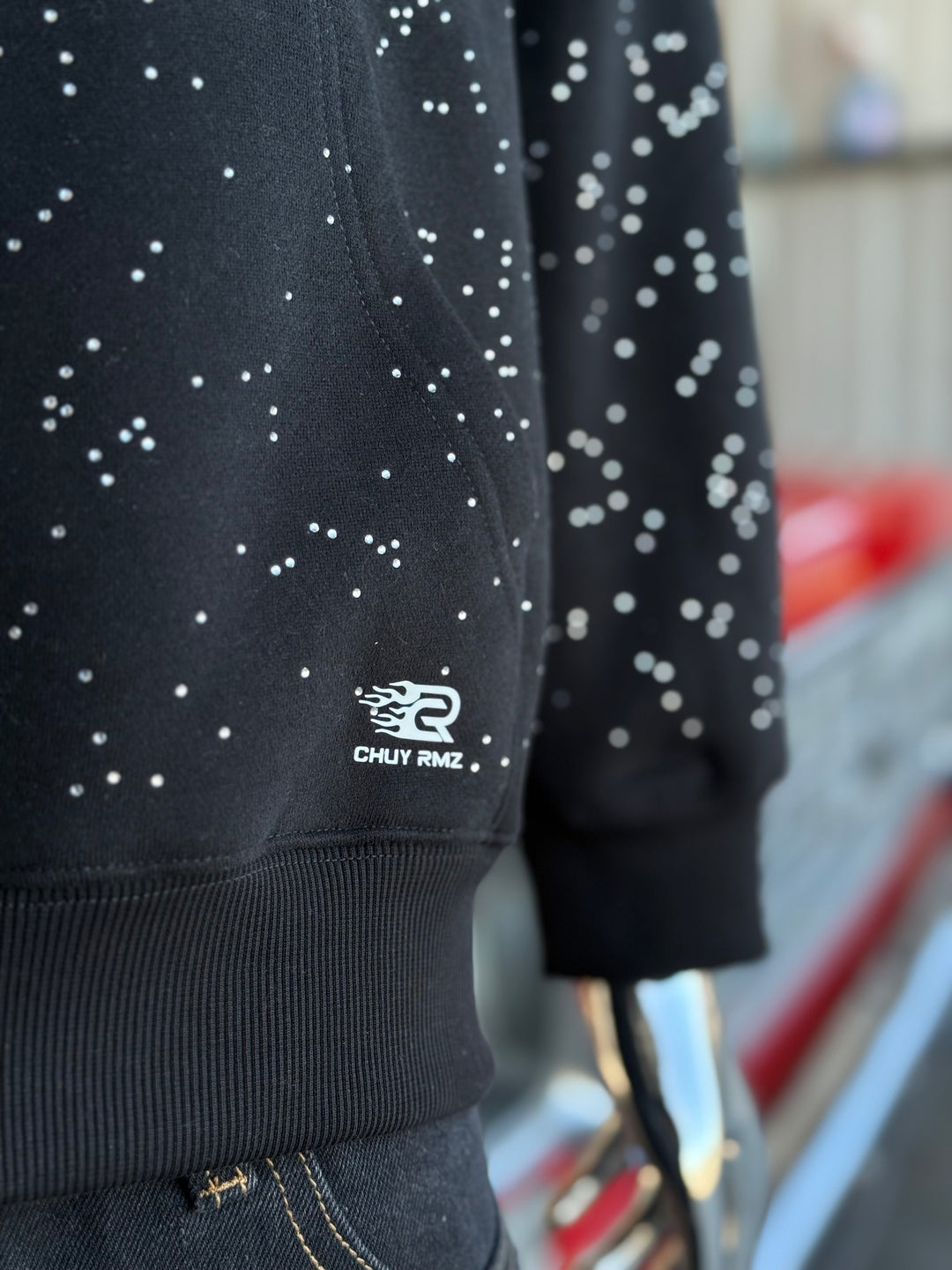 Siempre Agradecido – Rhinestone Hoodie