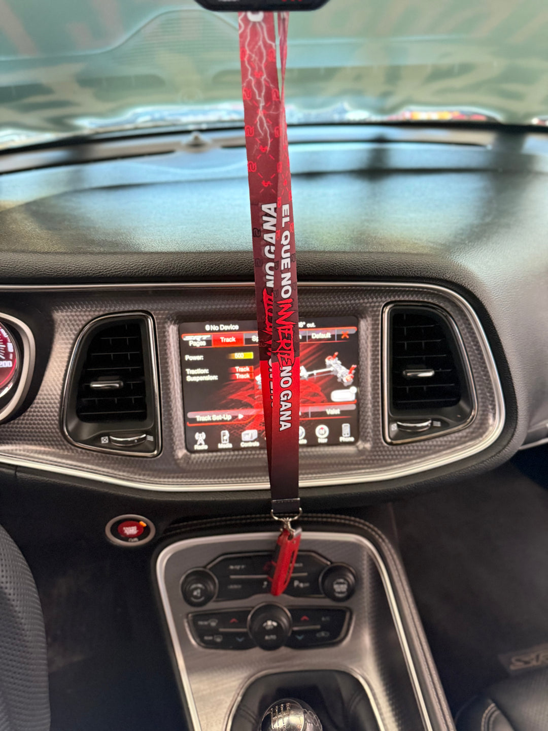 EQNING Red lanyard
