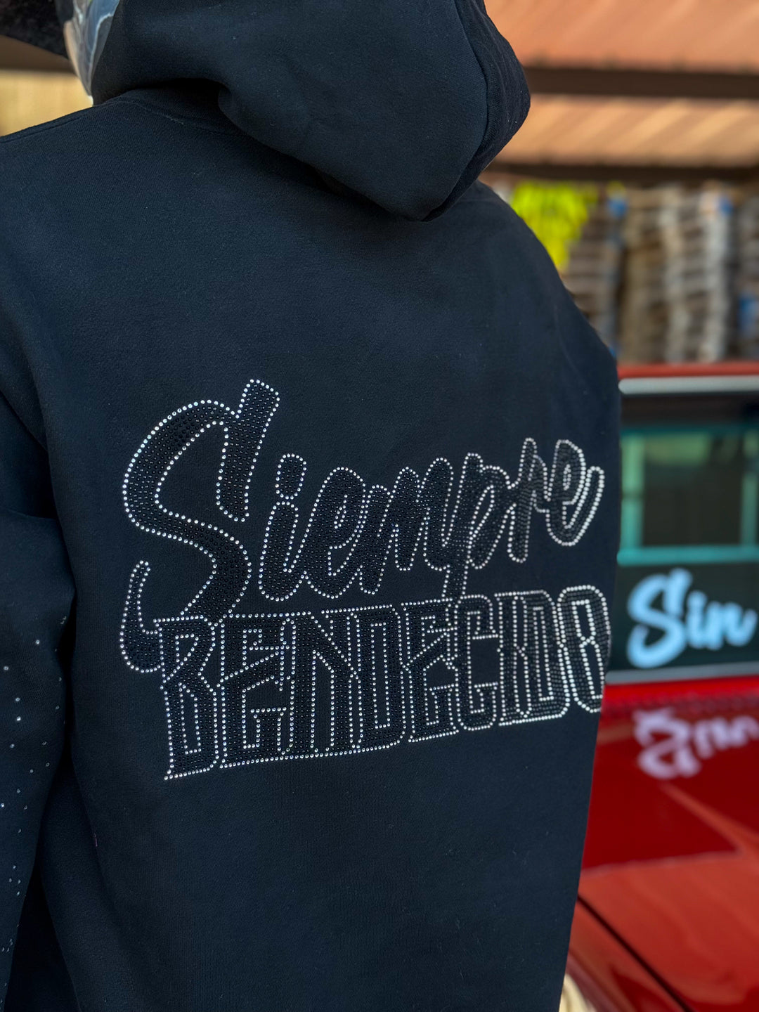 Siempre Agradecido – Rhinestone Hoodie