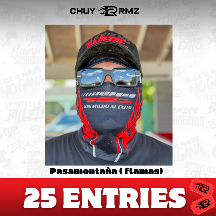 PREORDER Pasamontaña/ flamas