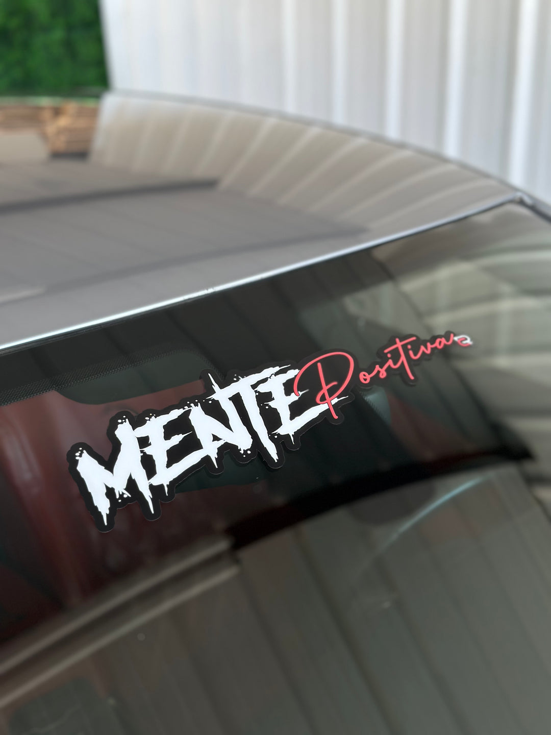 Mente Positiva Reflective Decal