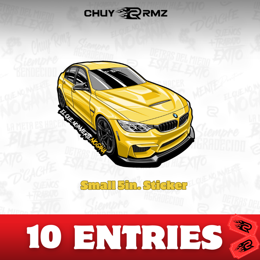 BMW M3 5in. Sticker