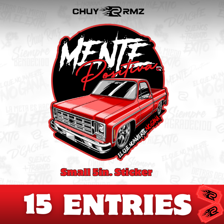 C-10 Mente Positiva Sticker