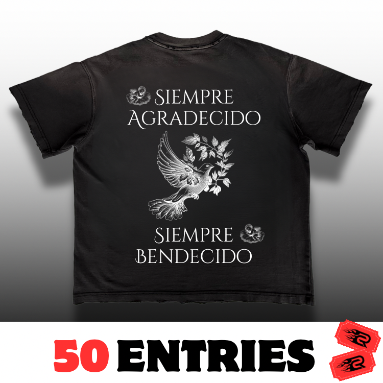 Agradecido Acid wash T-Shirt