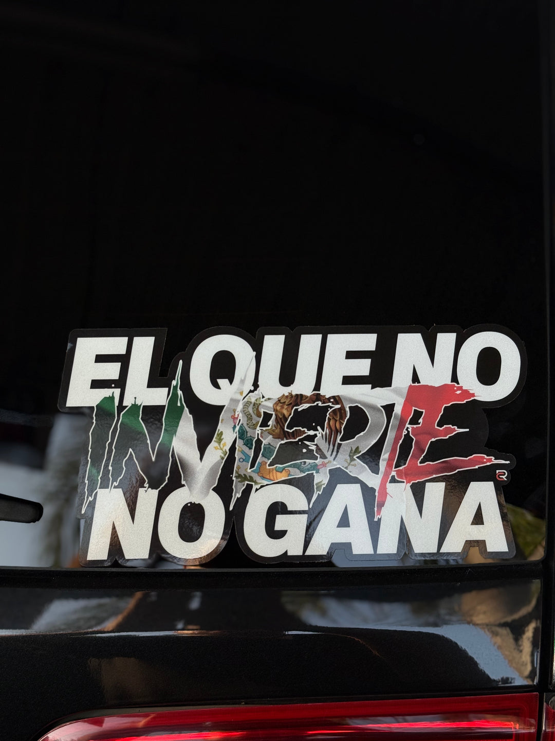 EQNING reflective decal ( mid size)