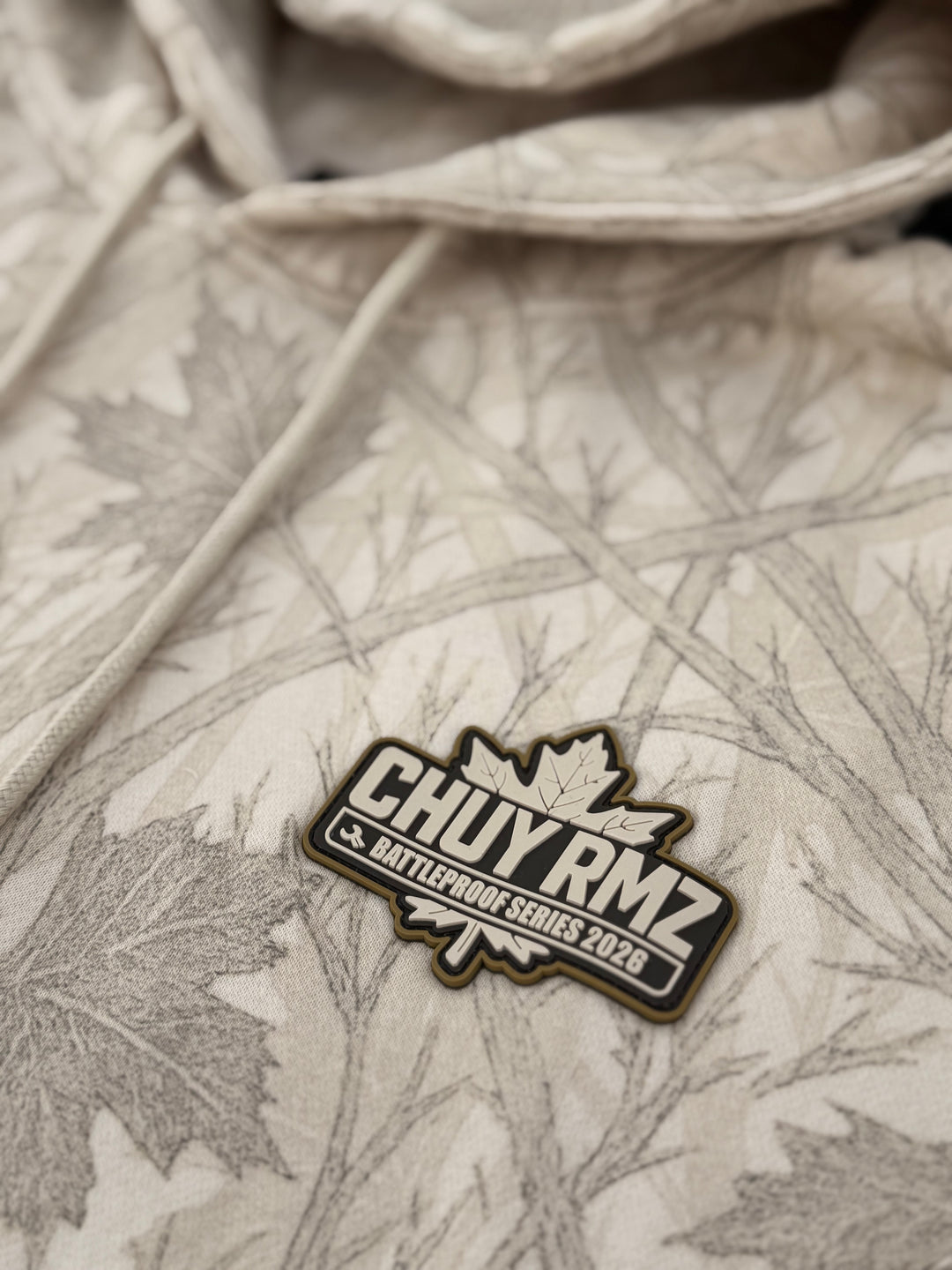 Cream Camo Hoodie